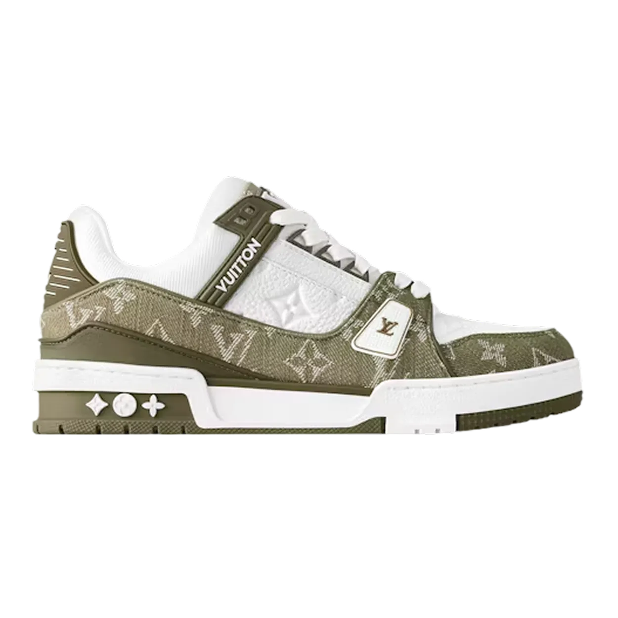 Louis Vuitton White/Khaki Trainer