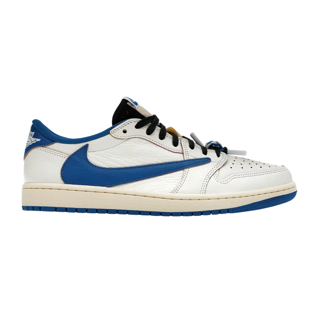 Travis Scott x Fragment Air Jordan 1 Low OG Sail Military Blue